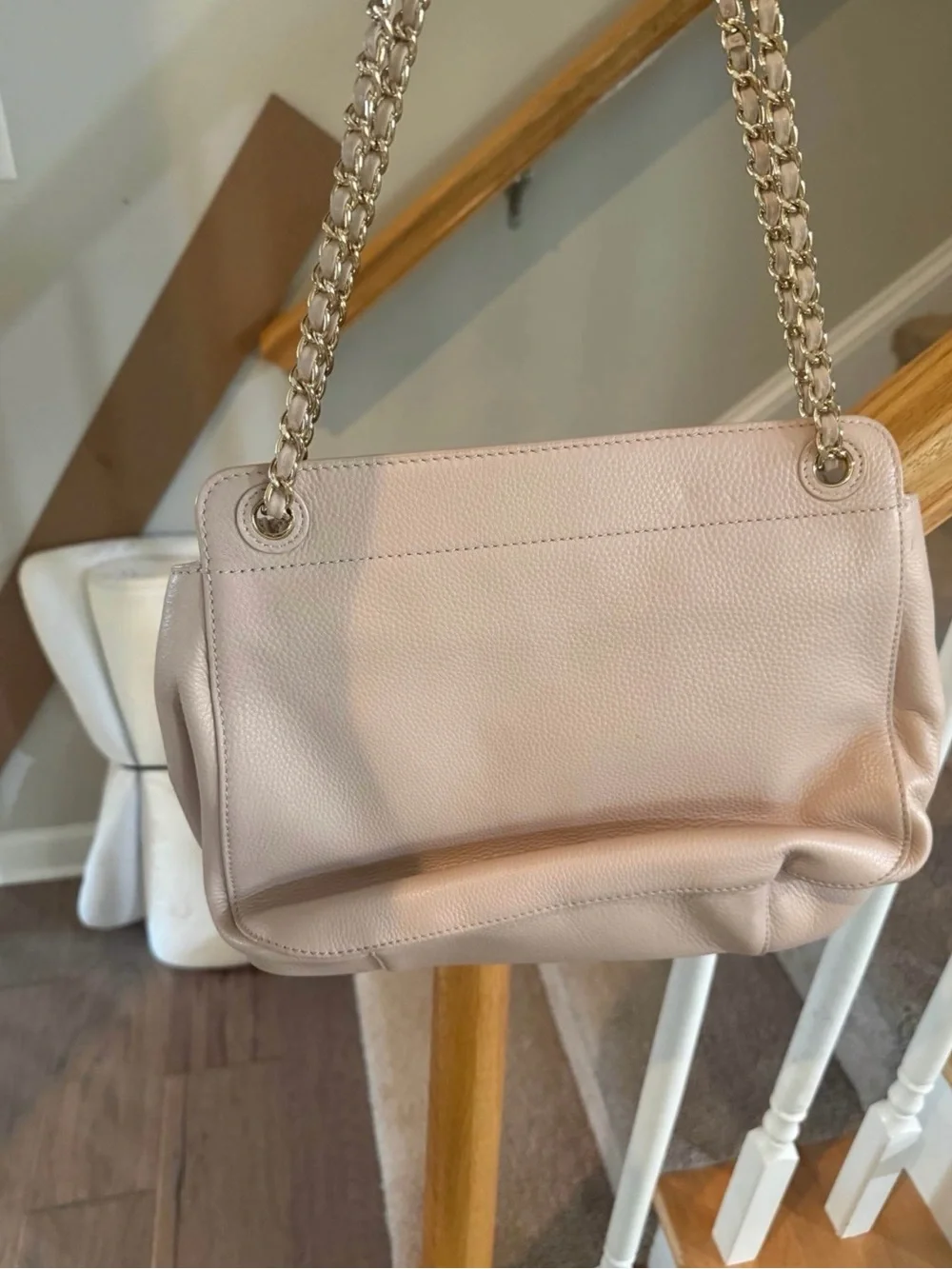Tory Burch Quilted Leather Crossbody Bag - Blush